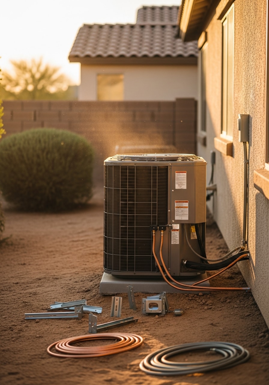 Experienced crew member working on Mesa home project with professional tools.